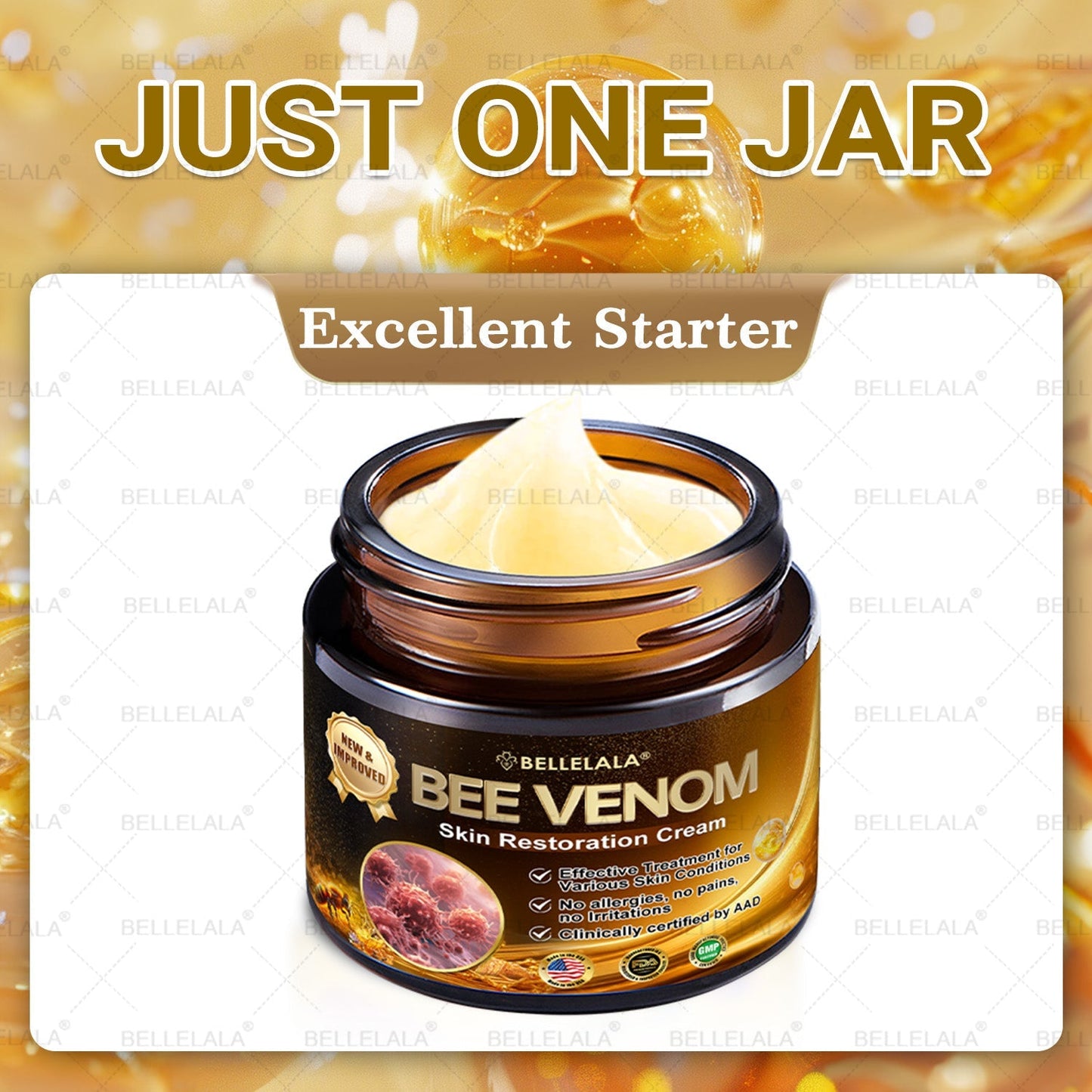 NEW & IMPROVED 🥇𝐁𝐞𝐥𝐥𝐞𝐥𝐚𝐥𝐚® 𝐁𝐞𝐞 𝐯𝐞𝐧𝐨𝐦 𝐒𝐤𝐢𝐧 𝐑𝐞𝐬𝐭𝐨𝐫𝐚𝐭𝐢𝐨𝐧 𝐂𝐫𝐞𝐚𝐦