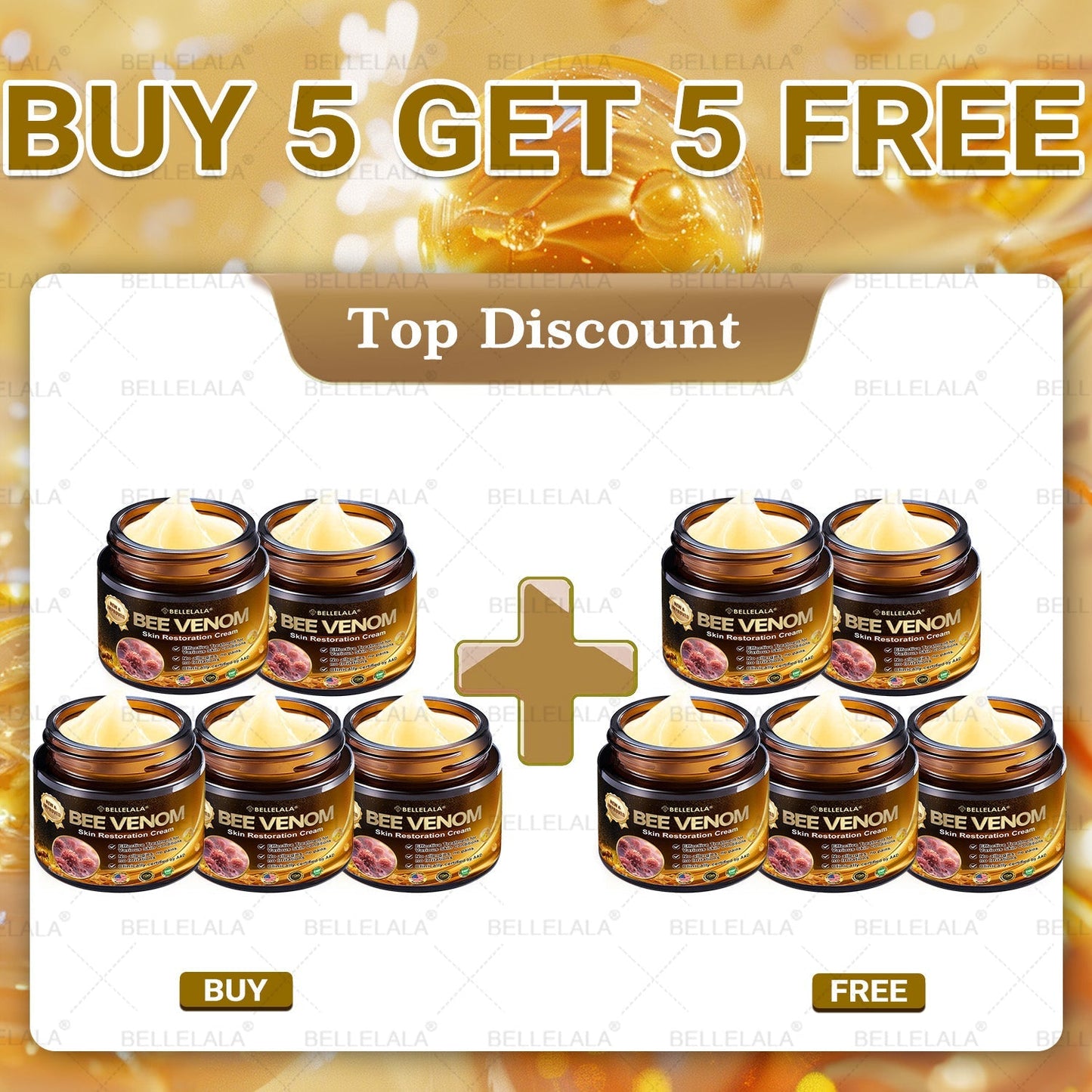 NEW & IMPROVED 🥇𝐁𝐞𝐥𝐥𝐞𝐥𝐚𝐥𝐚® 𝐁𝐞𝐞 𝐯𝐞𝐧𝐨𝐦 𝐒𝐤𝐢𝐧 𝐑𝐞𝐬𝐭𝐨𝐫𝐚𝐭𝐢𝐨𝐧 𝐂𝐫𝐞𝐚𝐦