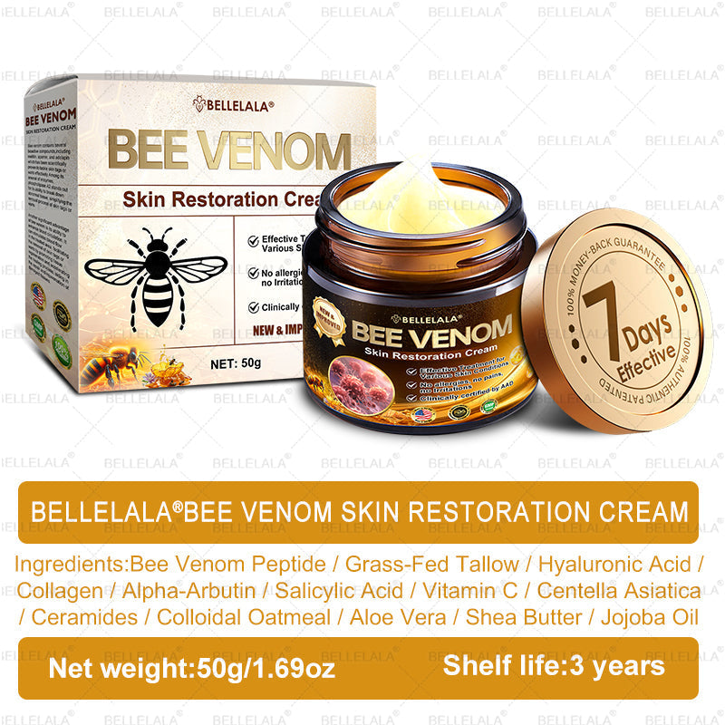 NEW & IMPROVED 🥇𝐁𝐞𝐥𝐥𝐞𝐥𝐚𝐥𝐚® 𝐁𝐞𝐞 𝐯𝐞𝐧𝐨𝐦 𝐒𝐤𝐢𝐧 𝐑𝐞𝐬𝐭𝐨𝐫𝐚𝐭𝐢𝐨𝐧 𝐂𝐫𝐞𝐚𝐦