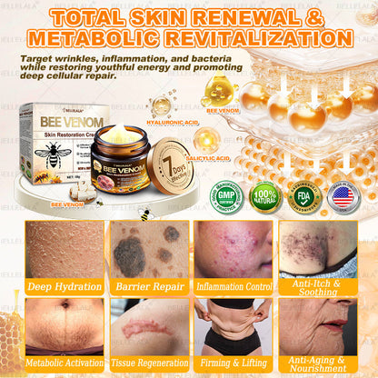 NEW & IMPROVED 🥇𝐁𝐞𝐥𝐥𝐞𝐥𝐚𝐥𝐚® 𝐁𝐞𝐞 𝐯𝐞𝐧𝐨𝐦 𝐒𝐤𝐢𝐧 𝐑𝐞𝐬𝐭𝐨𝐫𝐚𝐭𝐢𝐨𝐧 𝐂𝐫𝐞𝐚𝐦