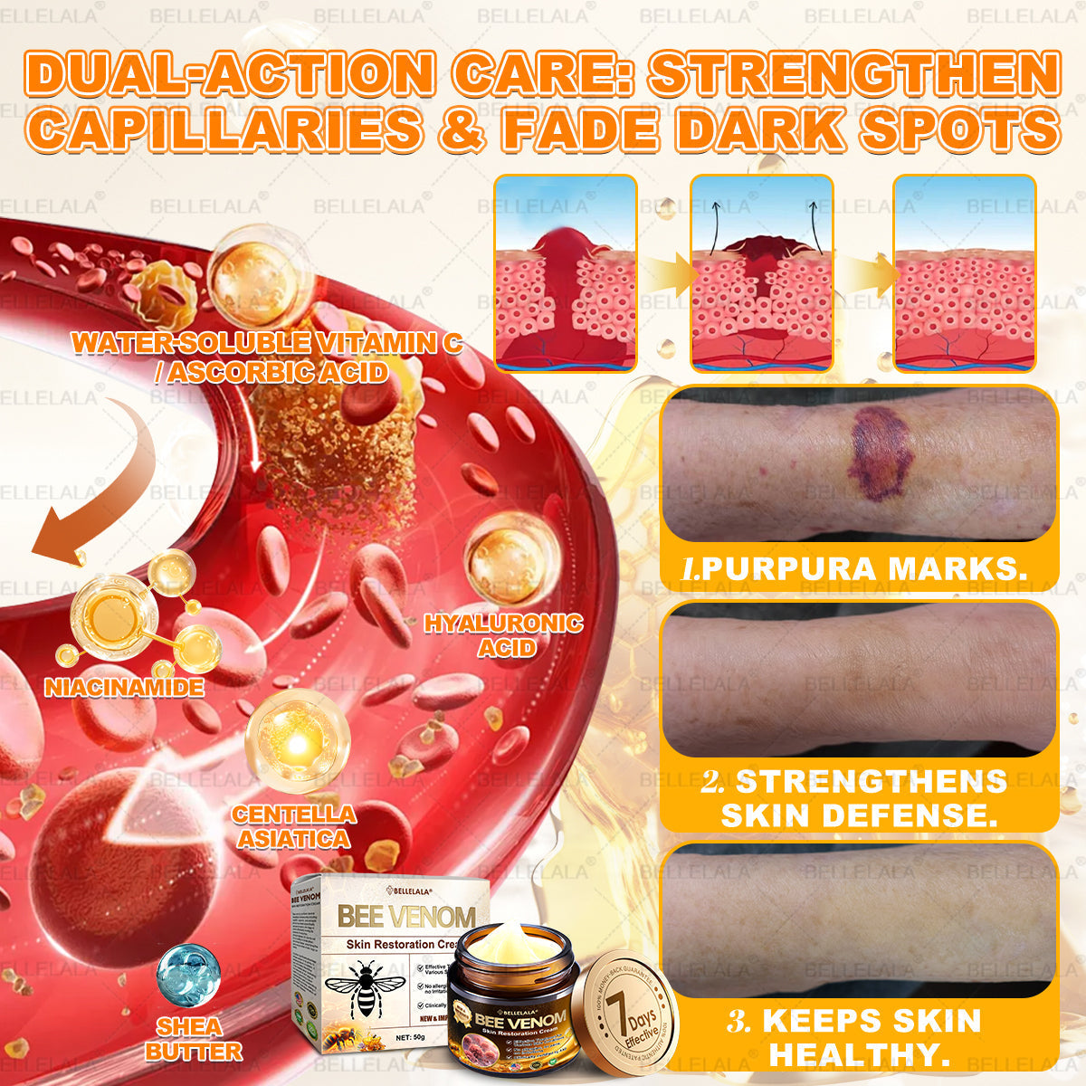 NEW & IMPROVED 🥇𝐁𝐞𝐥𝐥𝐞𝐥𝐚𝐥𝐚® 𝐁𝐞𝐞 𝐯𝐞𝐧𝐨𝐦 𝐒𝐤𝐢𝐧 𝐑𝐞𝐬𝐭𝐨𝐫𝐚𝐭𝐢𝐨𝐧 𝐂𝐫𝐞𝐚𝐦